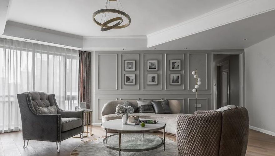 120㎡美式轻奢家居,精致优雅的时尚生活!-24