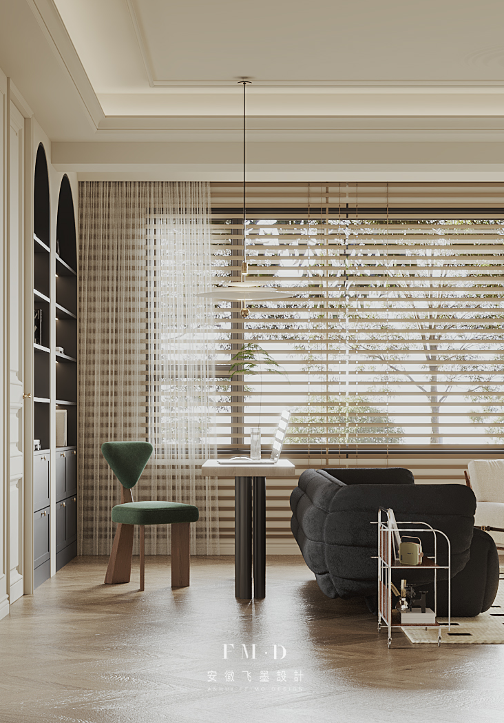 奶油系大平层,温馨家居设计典范丨中国合肥丨飞墨设计组-29