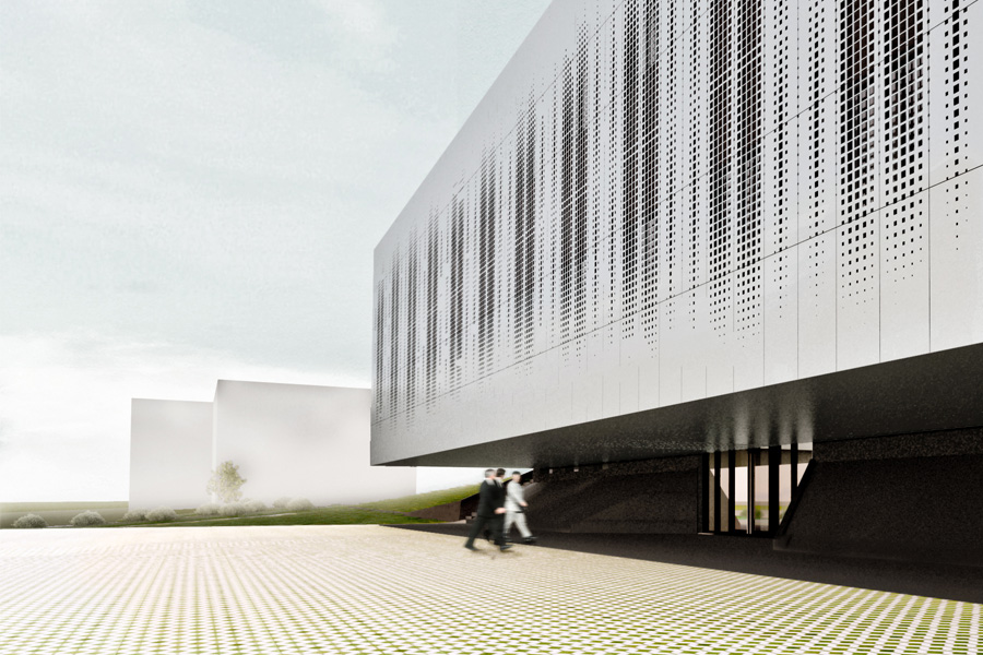 红飞机总部 | 现代工业风设计-10