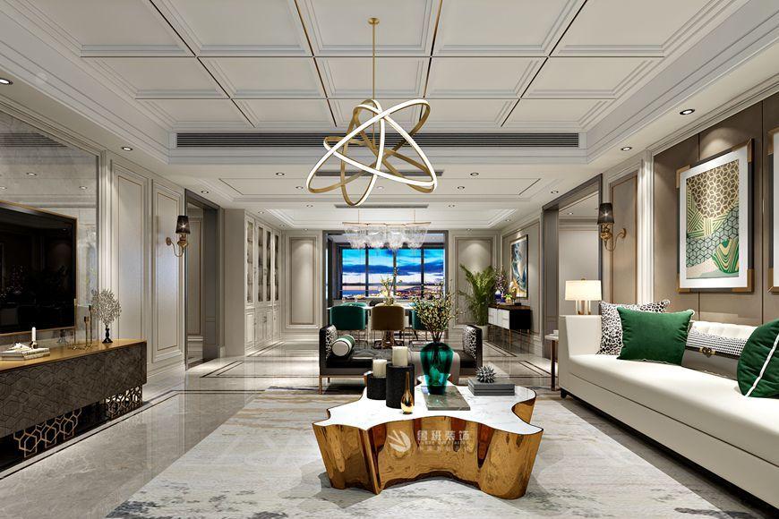 东方米兰国际城 220 平米轻奢新古典风格全屋设计-2