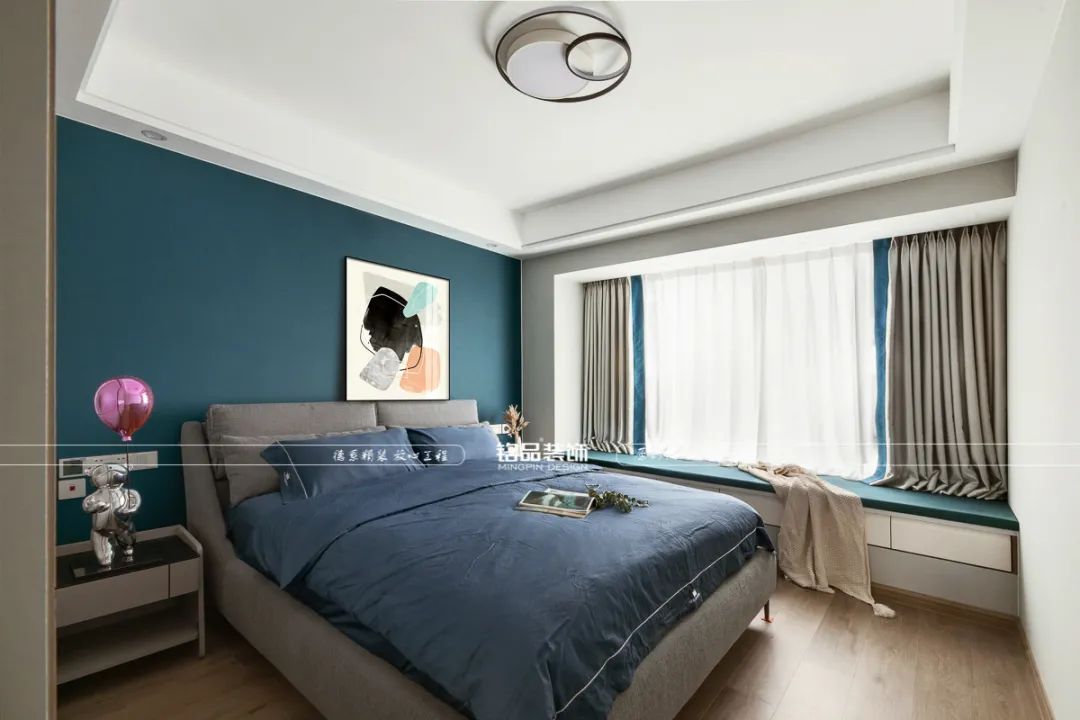 奶油色现代大宅丨铭品装饰-31