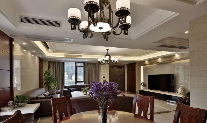 华润橡树湾现代中式别墅空间设计-6