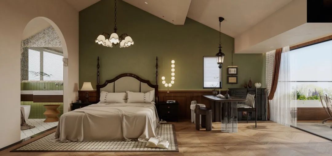 南洋复古风别墅设计-22