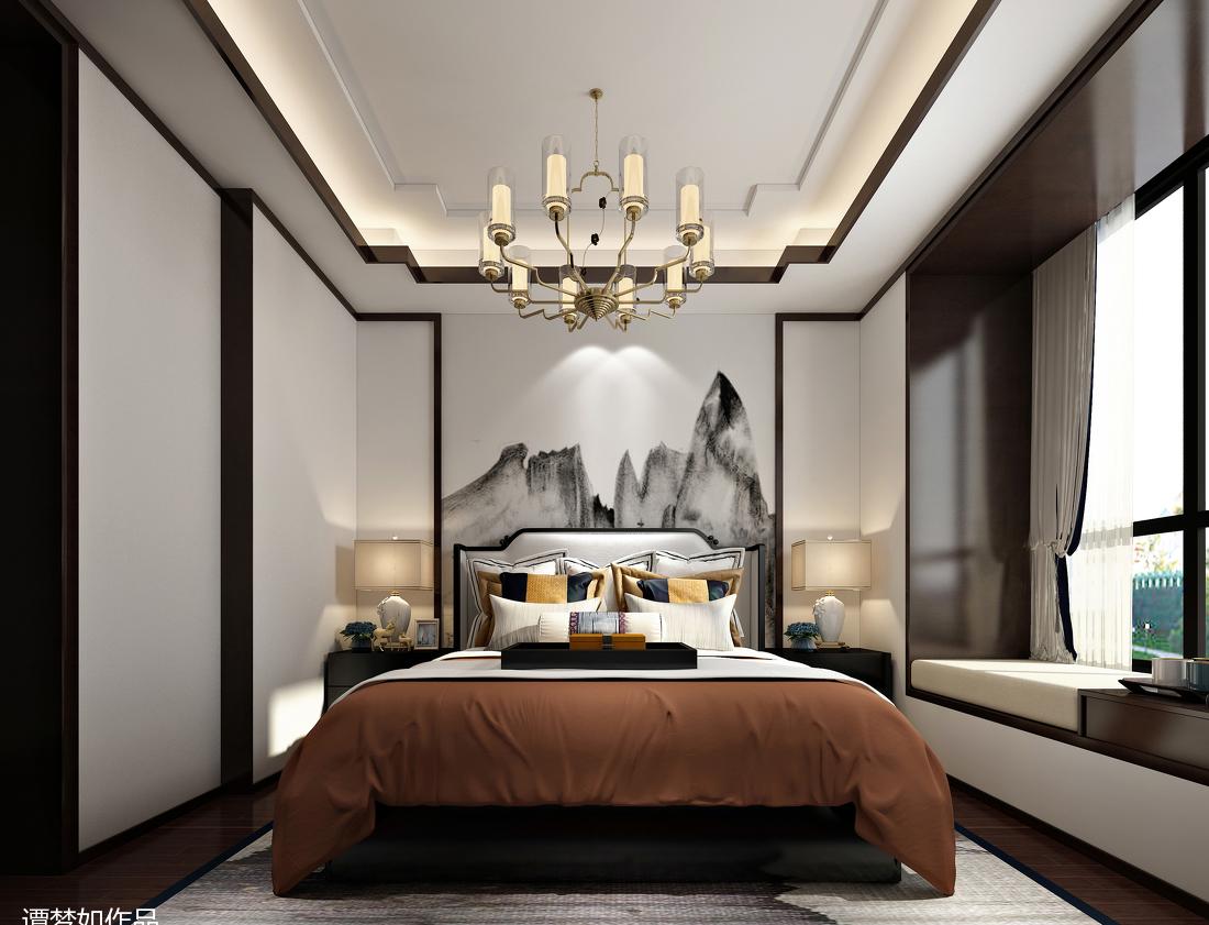 湘水湾·新中式风格室内设计-14