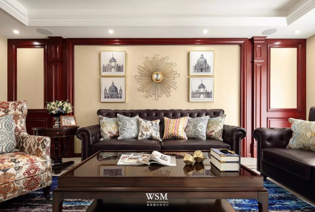 悠然美居 | 金御华府 140 平米美式风格全案设计-17