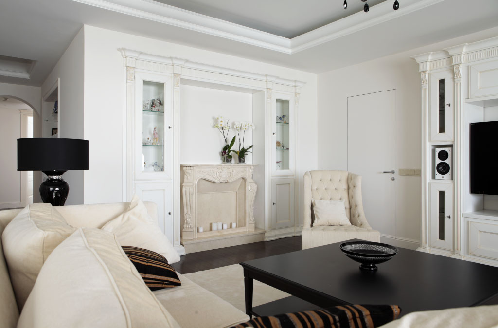 The interior of the apartment of 220 square on Leninsky Prospekt Alexandra Fedorova-8