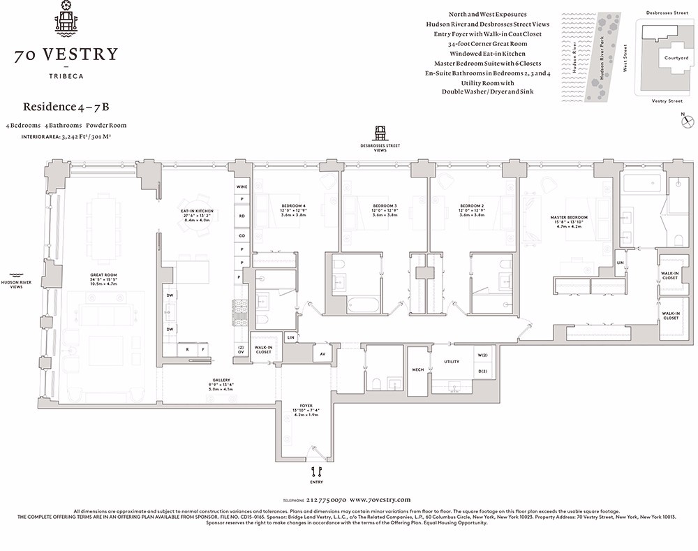 70 Vestry | Tribeca，最后一处未开发的海滨地产-60