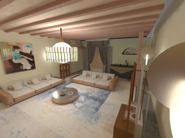 Villa Living Room By 3dMax-5