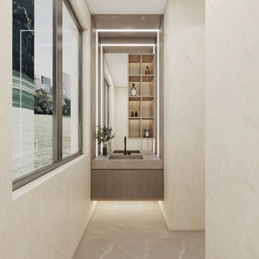 悬浮设计,打造轻盈现代家居空间-54