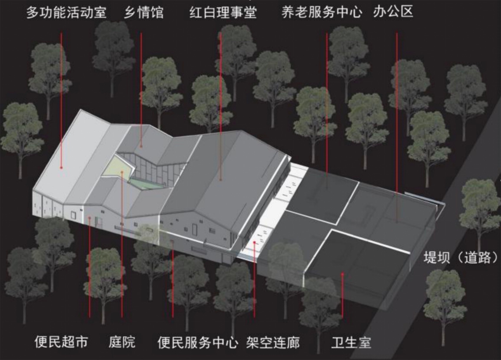 卢塘村党群服务中心·李口渔灯,水畔客厅丨中国宿迁丨江苏省建筑设计研究院股份有限公司-35