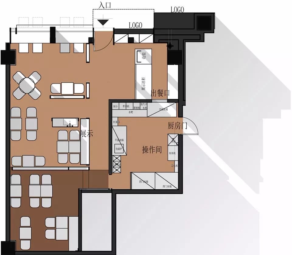 北京中粮祥云小镇元古餐厅 | 90 平米古韵慢生活空间设计-16