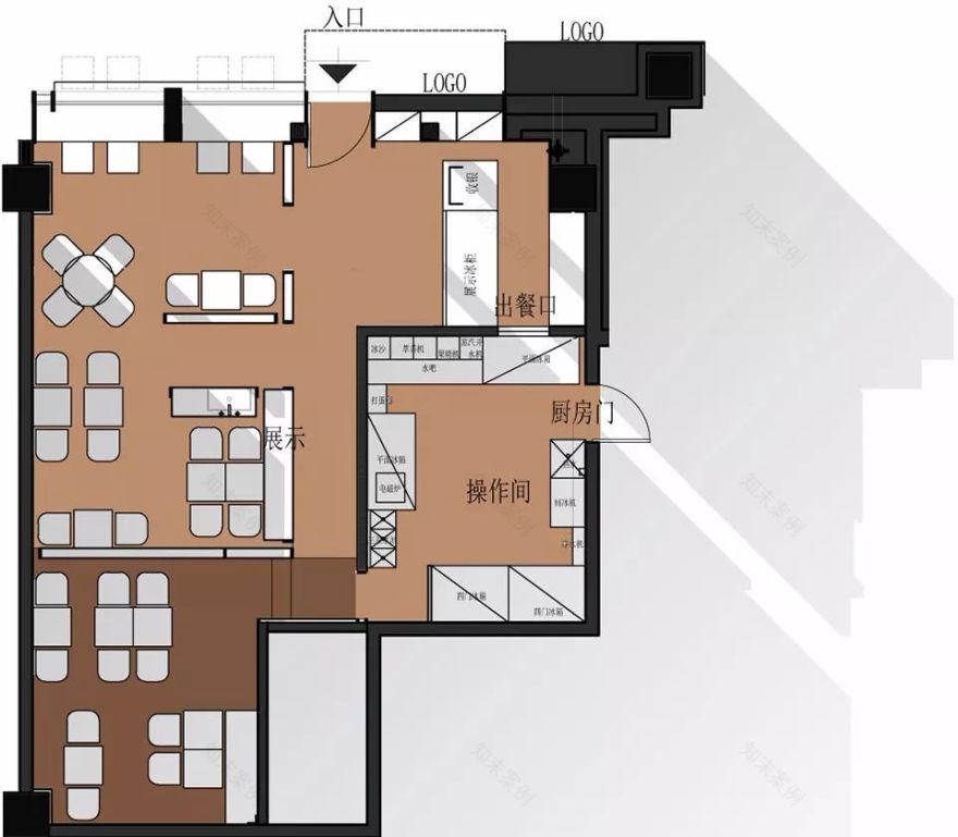 北京中粮祥云小镇元古餐厅 | 90 平米古韵慢生活空间设计-16