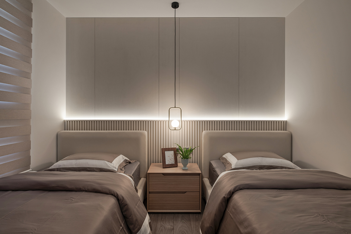 家装设计案例鉴赏——现代简约风度假感三居室-27