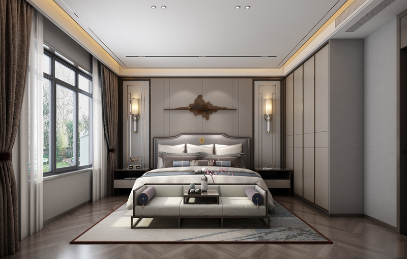 普罗理想国叠墅 | 现代融合中式，轻奢新中式空间-12