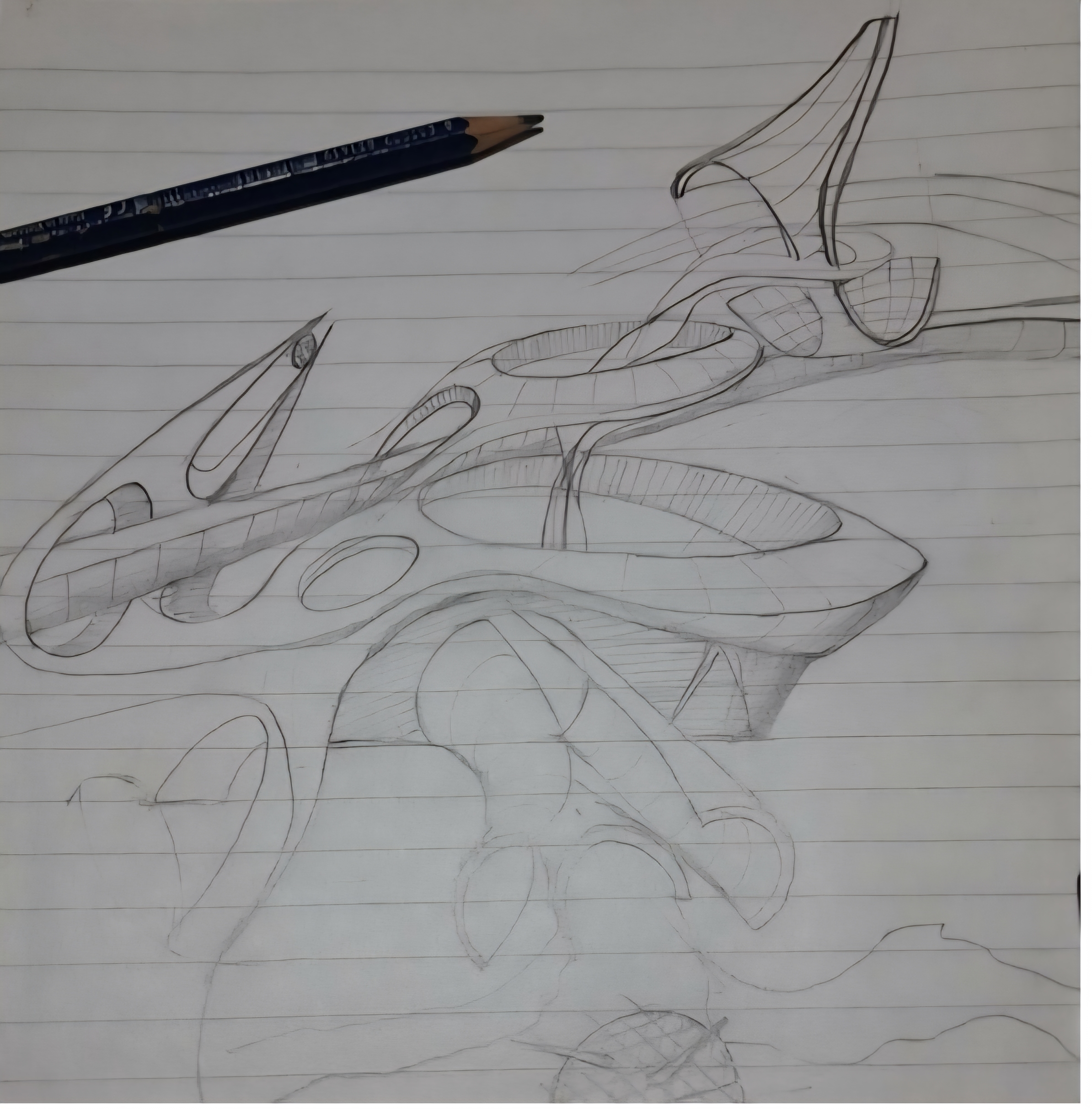 مركز بحوث ومحطة مترو ومعرض حضري-4