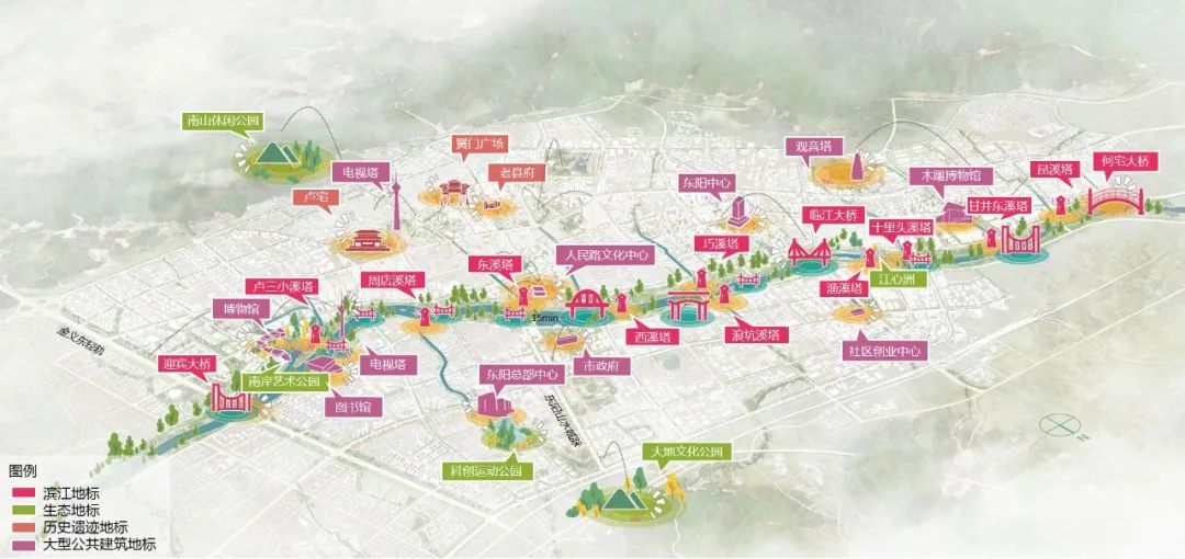 东阳市主城区总体城市设计丨中国浙江丨THUP-38