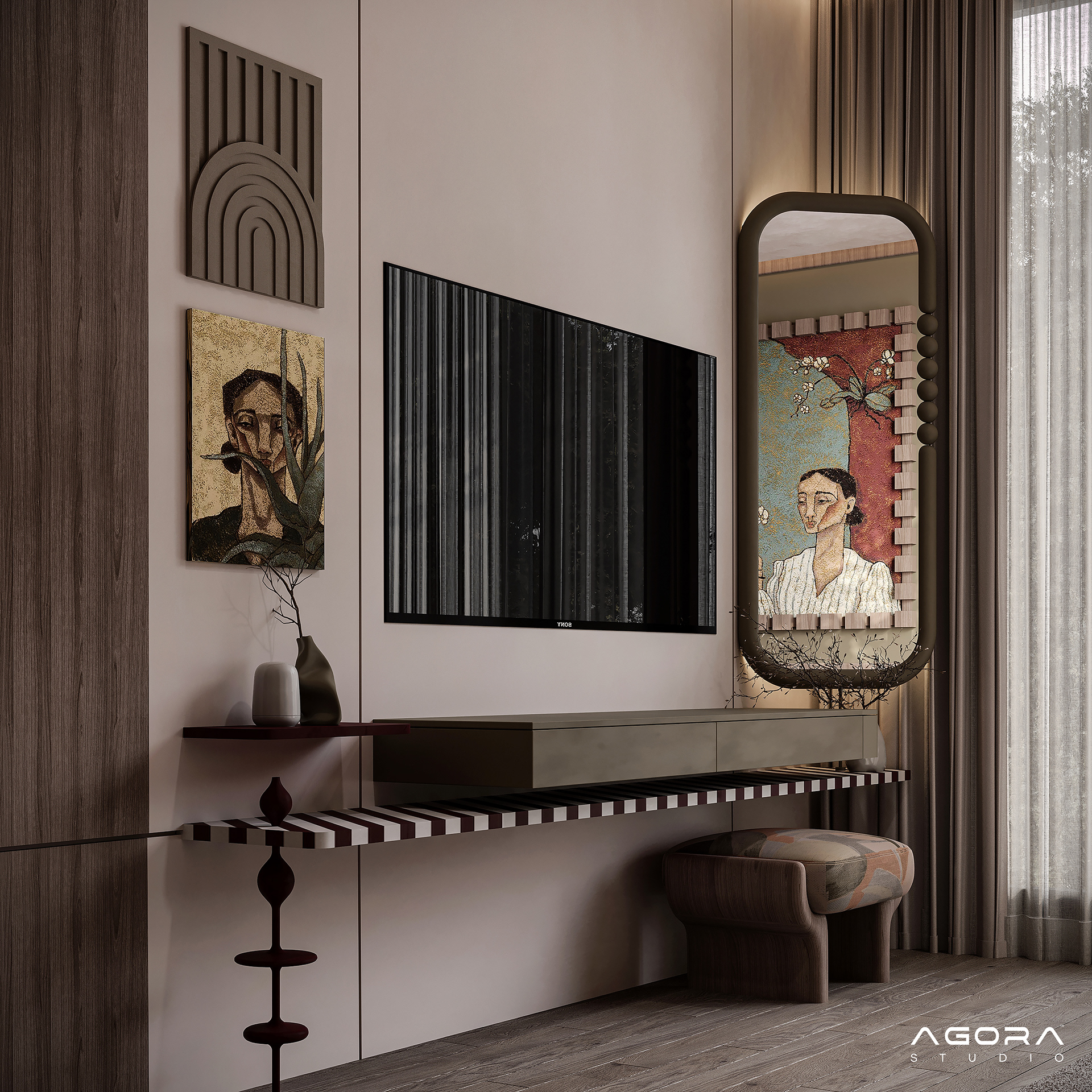 Artistic & Sophisticated 卧室-6