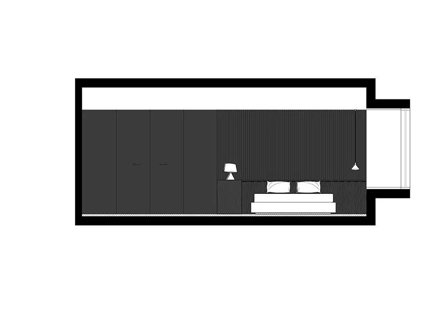 质感源·C 宅 | 黑色神秘魅力的戏剧性空间-44