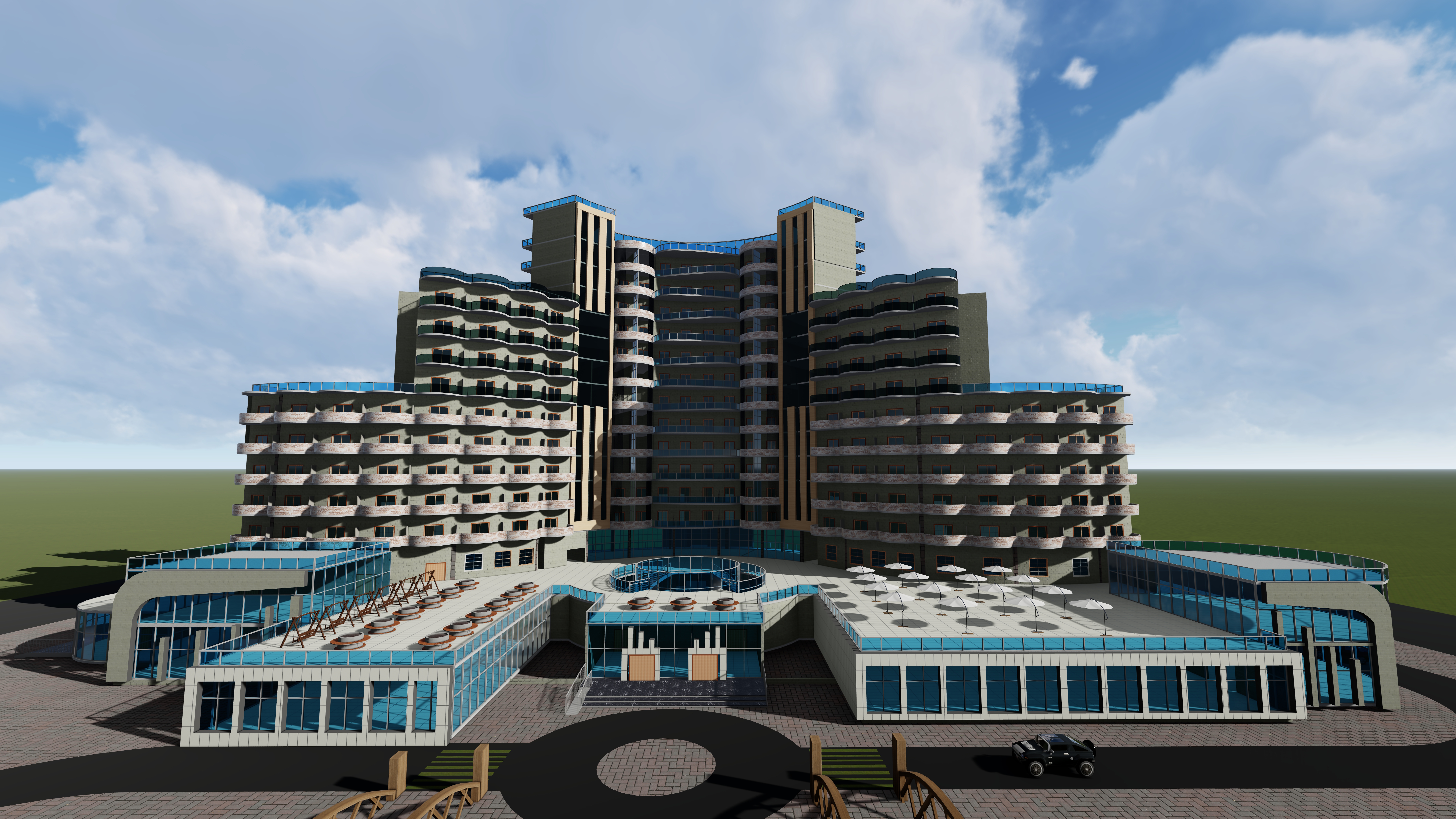 Vertical Harmony A Layered Hotel Experience by the Nile-8