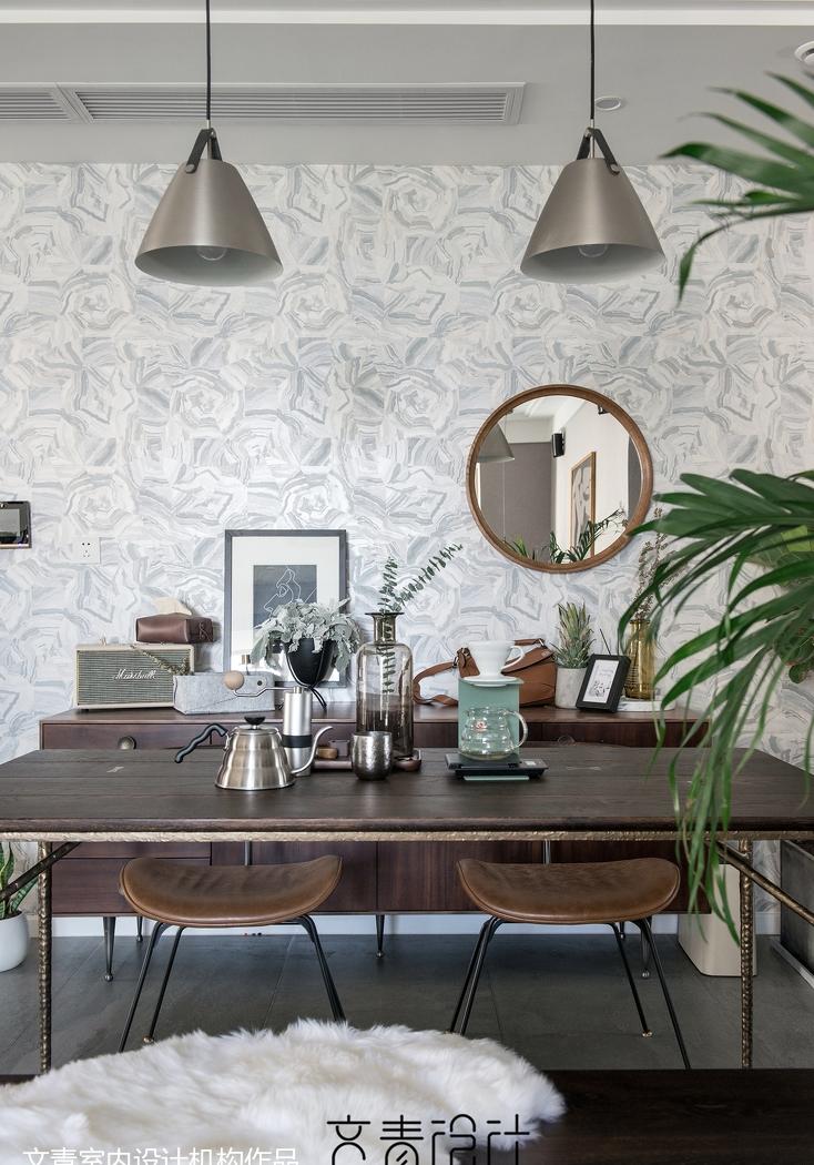 高级北欧风 175 平米摄影师家 | 绿色植物与黑白灰的完美融合-43