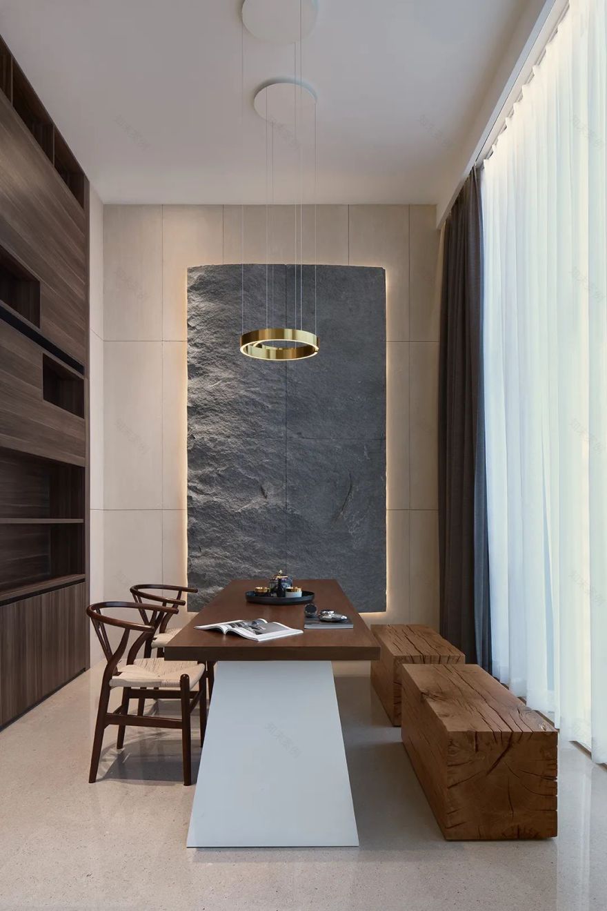 极简诗意,汇龙湾顶层复式的生活美学-7