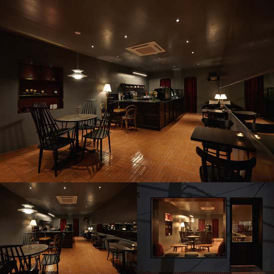 现代简约风 10 坪咖啡厅 高雅黑色调室内设计-1