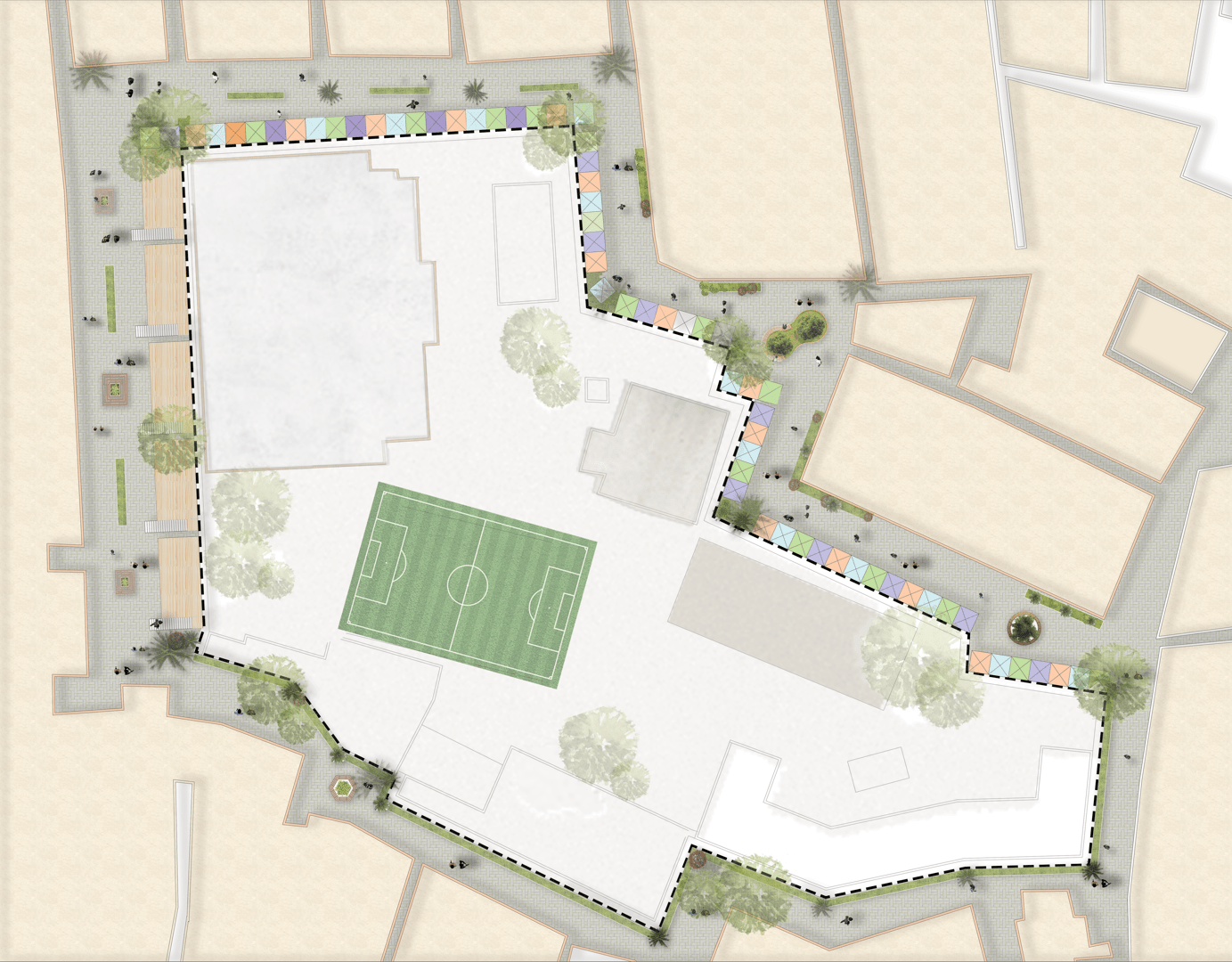 Replanned Mit Okba Market 城市设计丨Helwan 大学美术学院建筑系-27