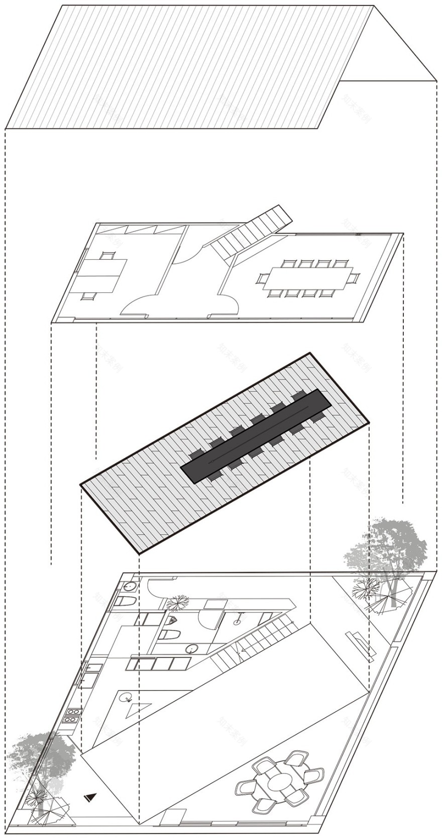 45度角 · 台北私密餐厅设计,多重感官体验的实验空间-4