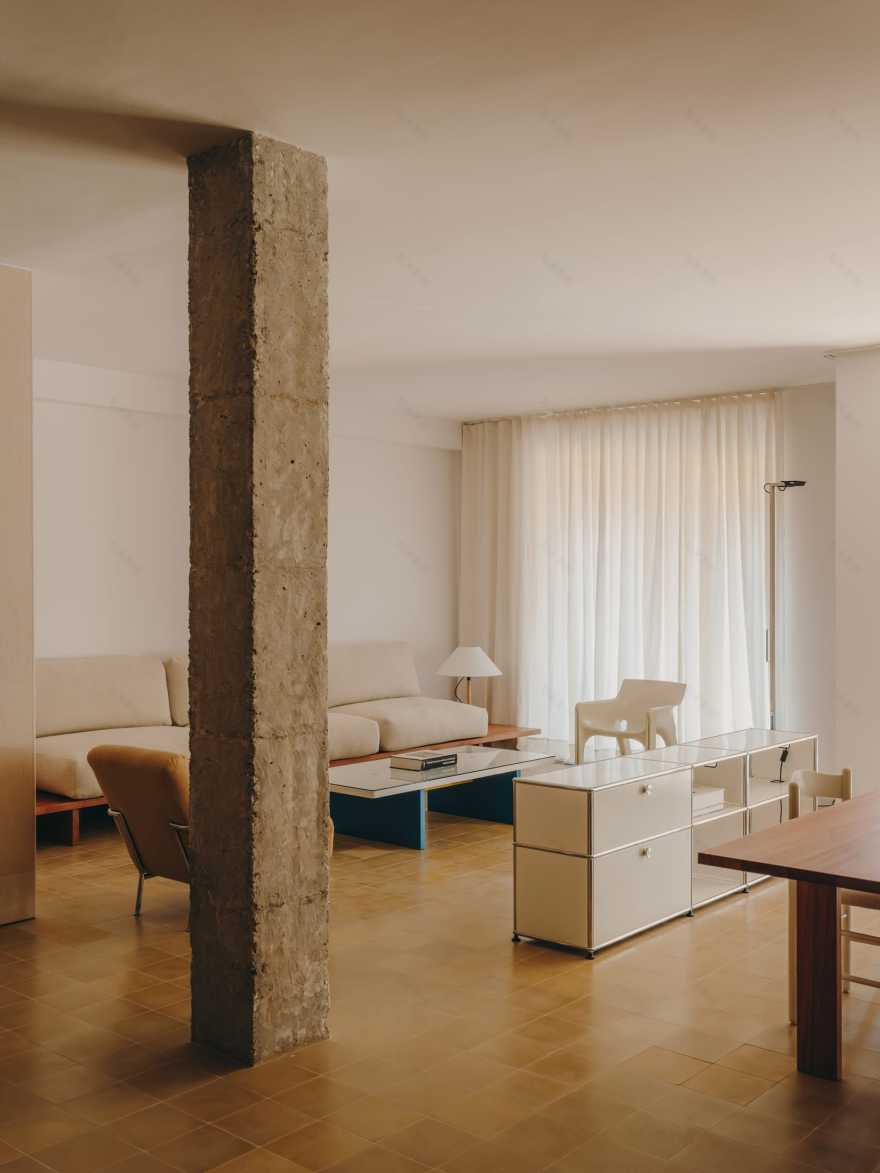 巴塞罗那Apt 21公寓丨西班牙巴塞罗那丨Skye Maunsell和Jordi Veciana-0