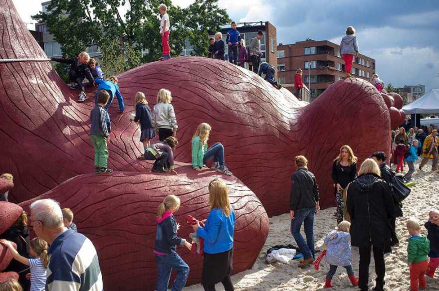 荷兰阿纳姆 Partyaardvark 兔子公园丨艺术家 Florentijn Hofman-12