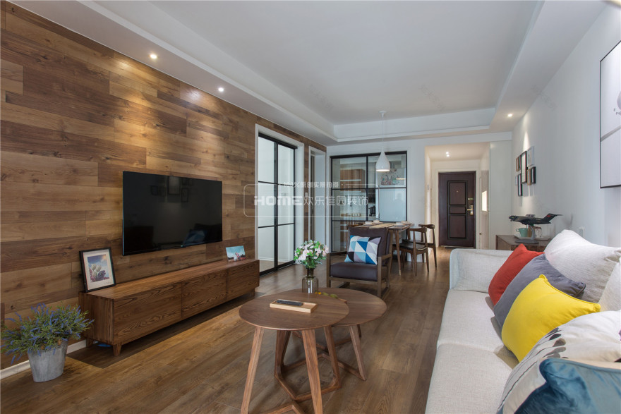 幸福里之家 | 85㎡北欧现代混搭小三居-25