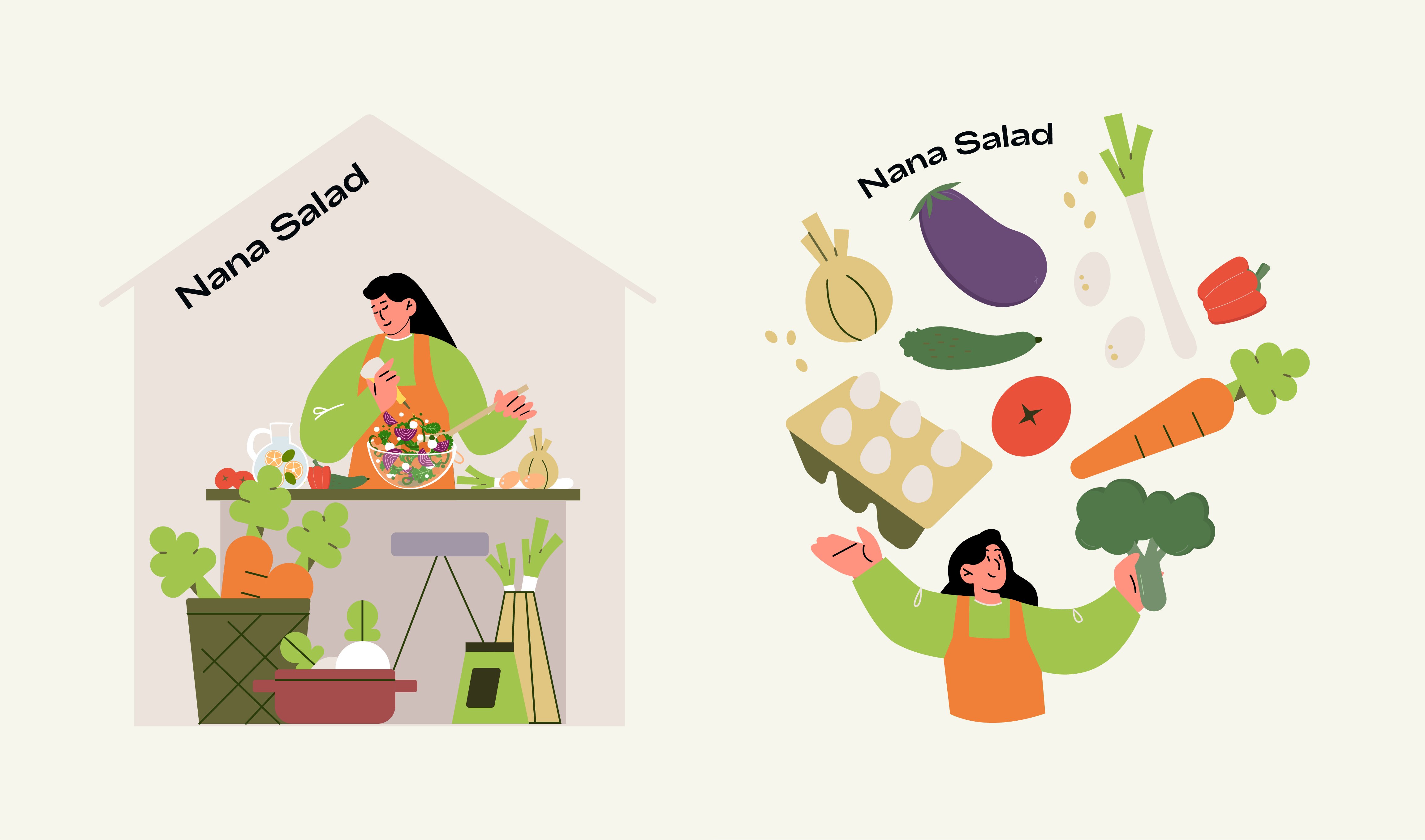 奈奈沙拉品牌形象创建及视觉空间设计-9