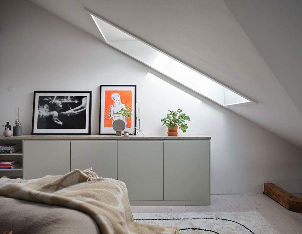 斯德哥尔摩独特阁楼公寓 | 乡村风格与现代设计完美结合-20