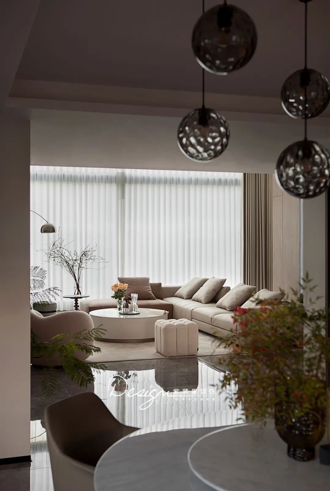 350㎡顶层复式,轻松拿捏墅质生活丨中国海东丨紫苹果装饰-43