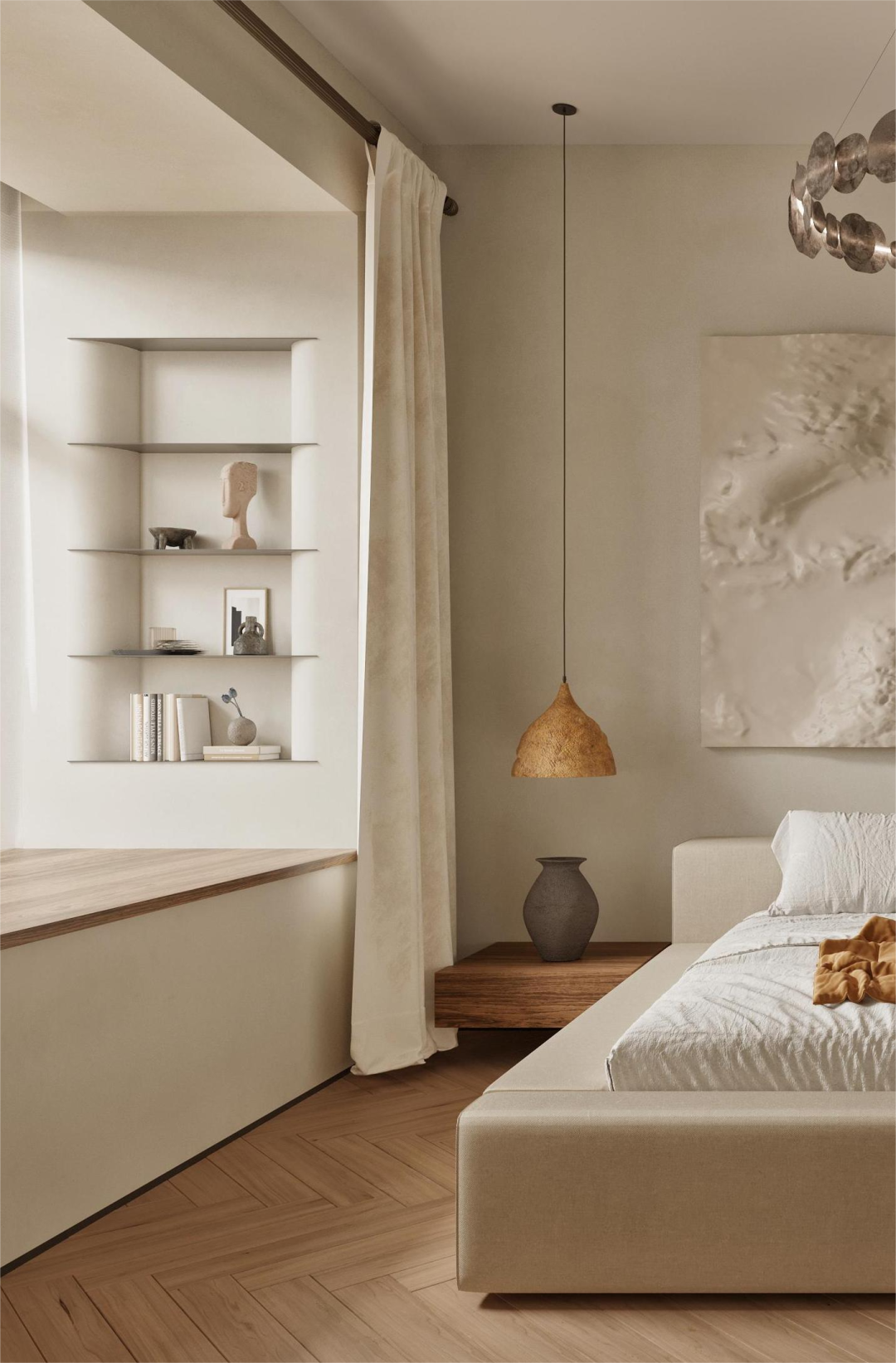 西安海亮德文郡私宅设计丨中国西安丨西安.大小空间设计-17