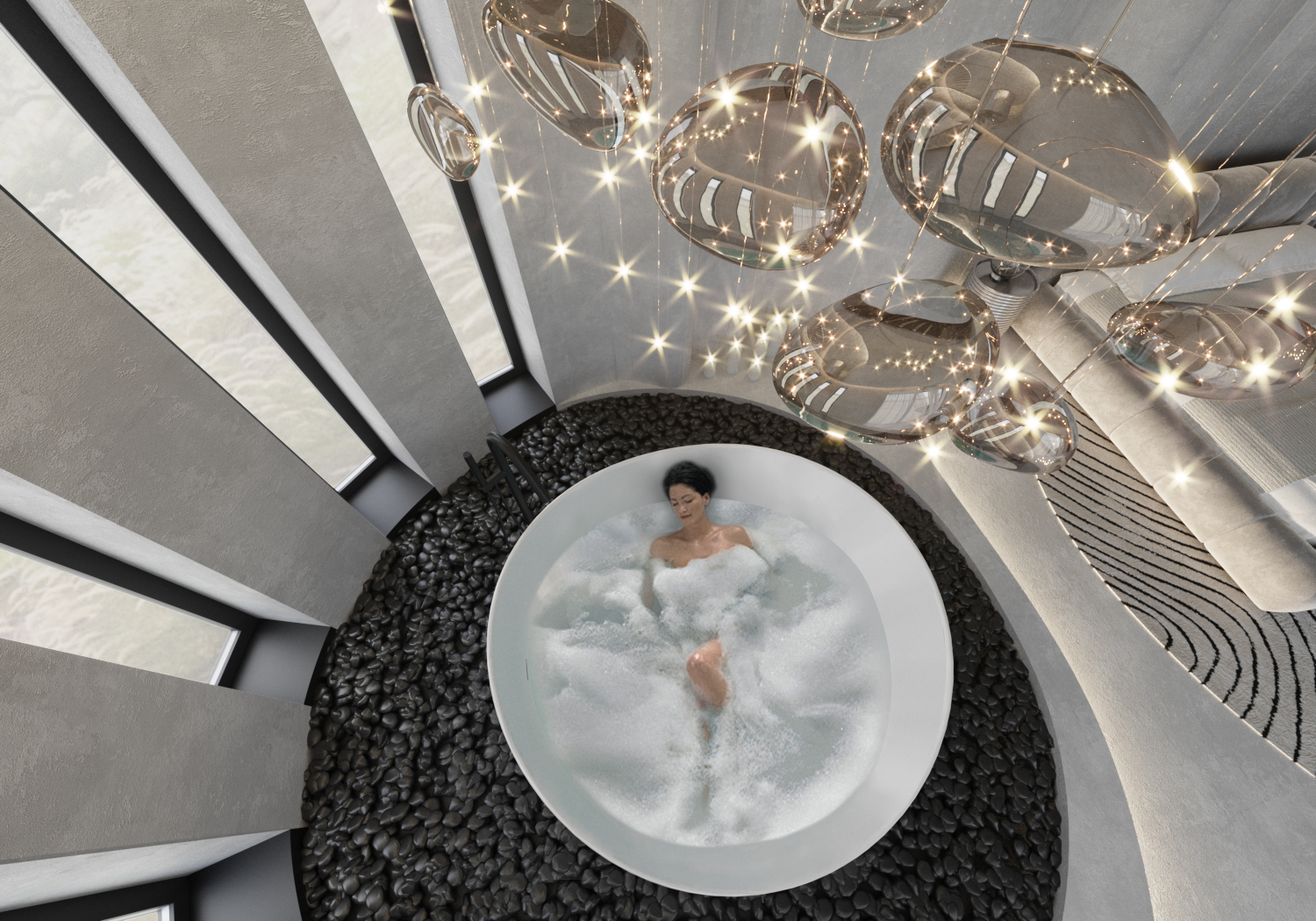 Bionic 风格别墅室内设计丨西班牙-27