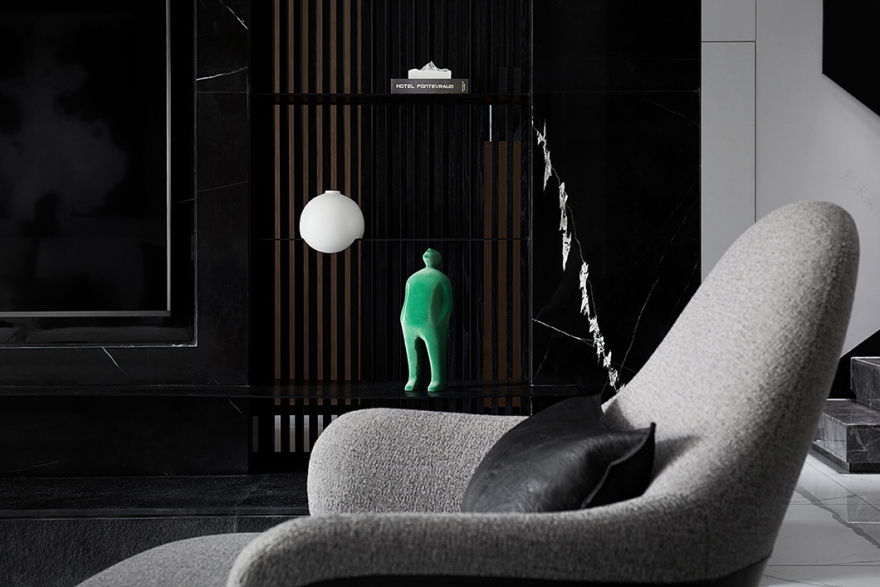 长沙 255㎡极简别墅,黑白灰演绎空间气质-26