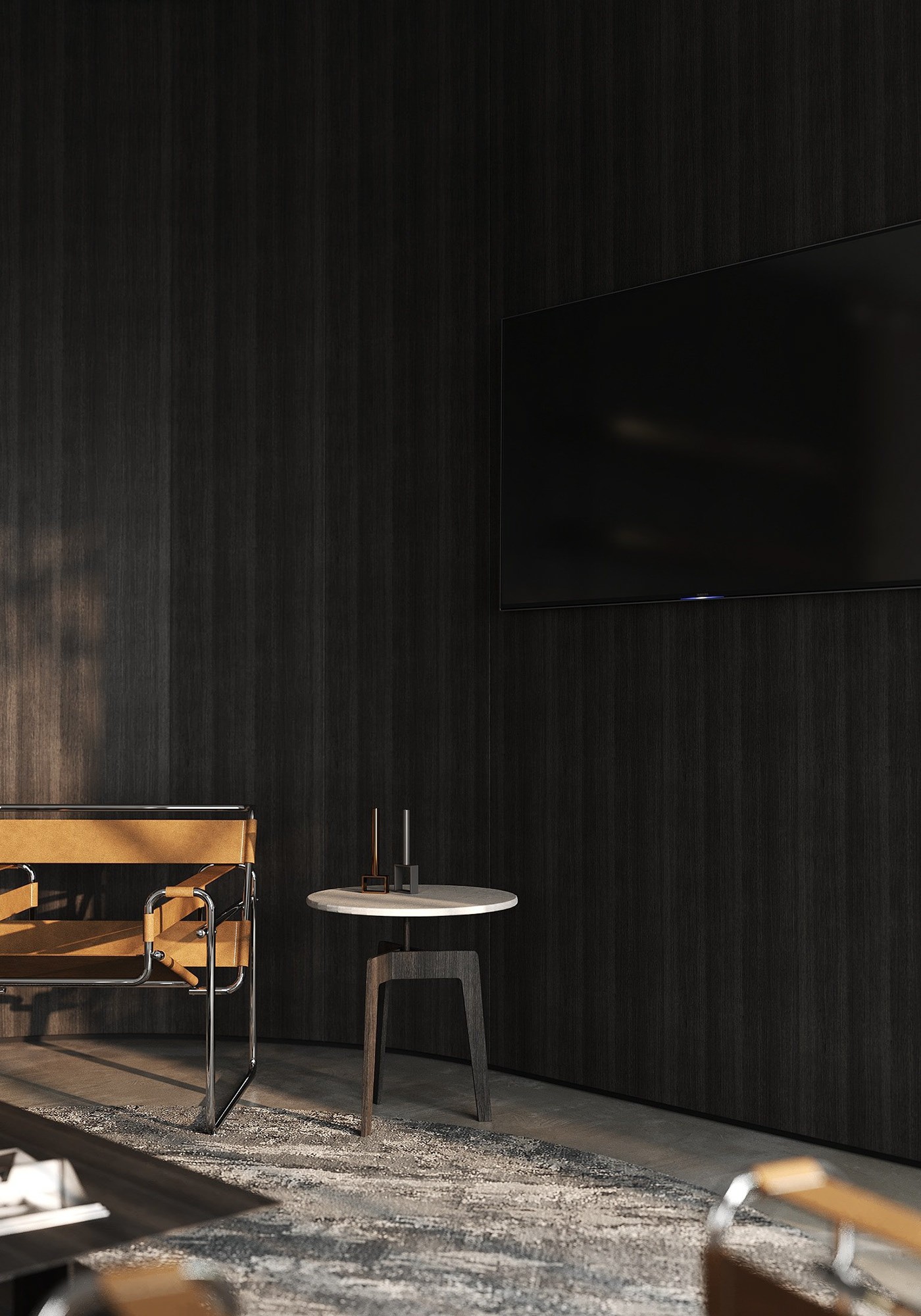 深色系公寓设计 不一样的高级感！-3