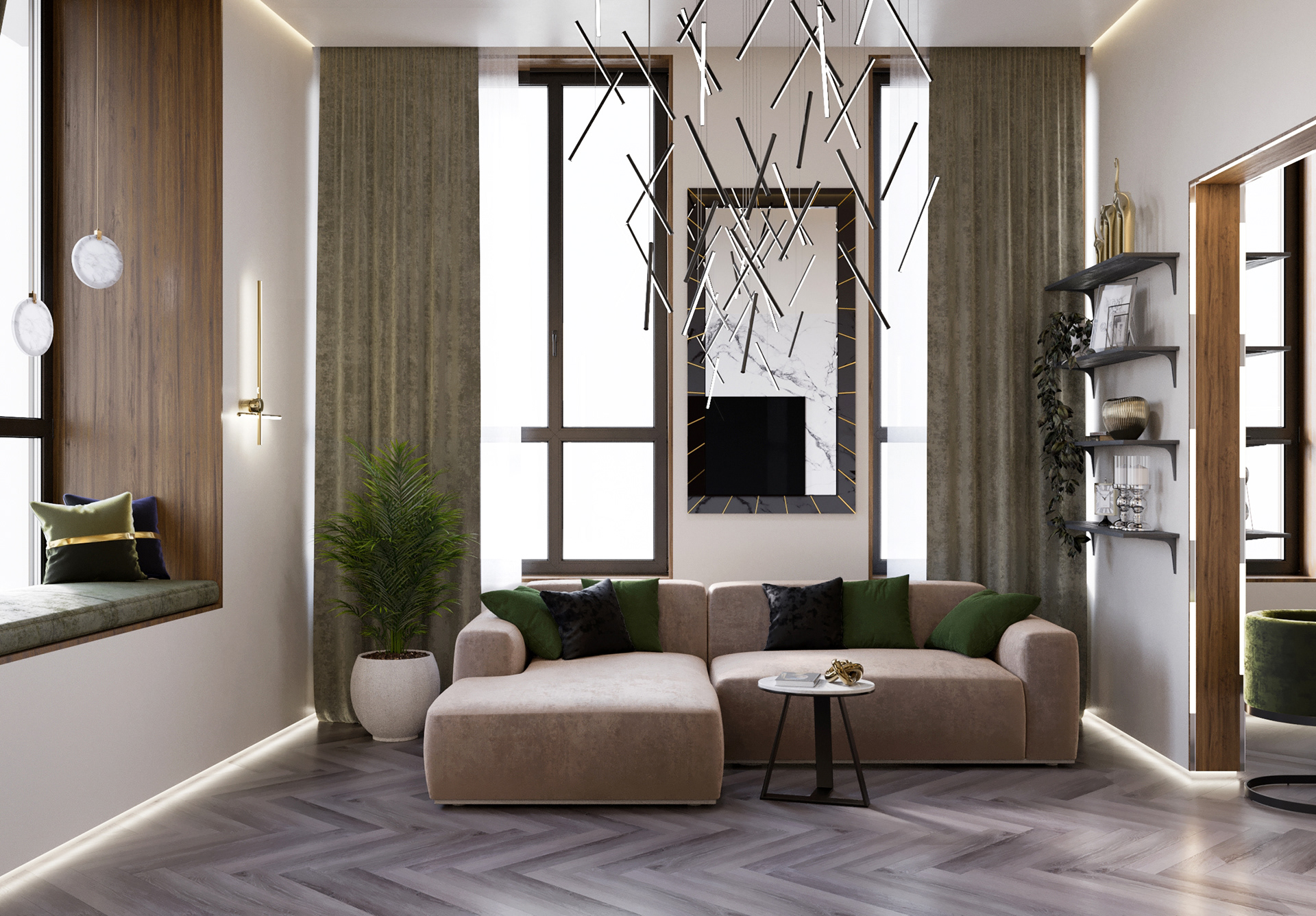 Квартира на 22 этаже. Пермь, Карпинского, 50-2