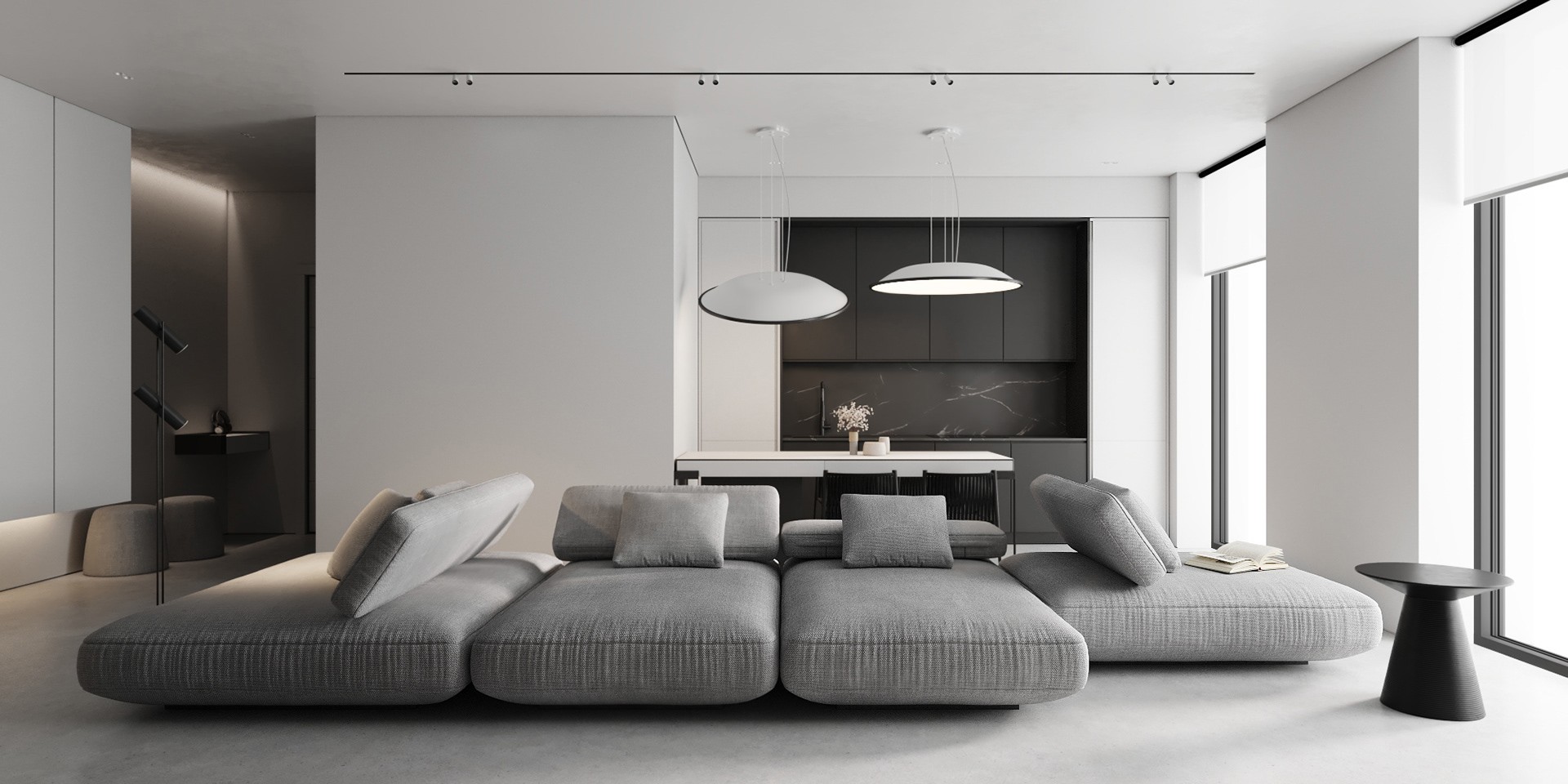 高级灰色系公寓设计-4