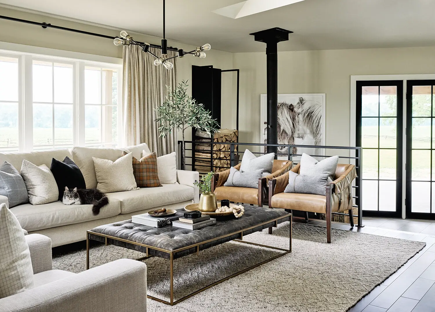 19 世纪安大略省老学校改造的现代温馨家居-1