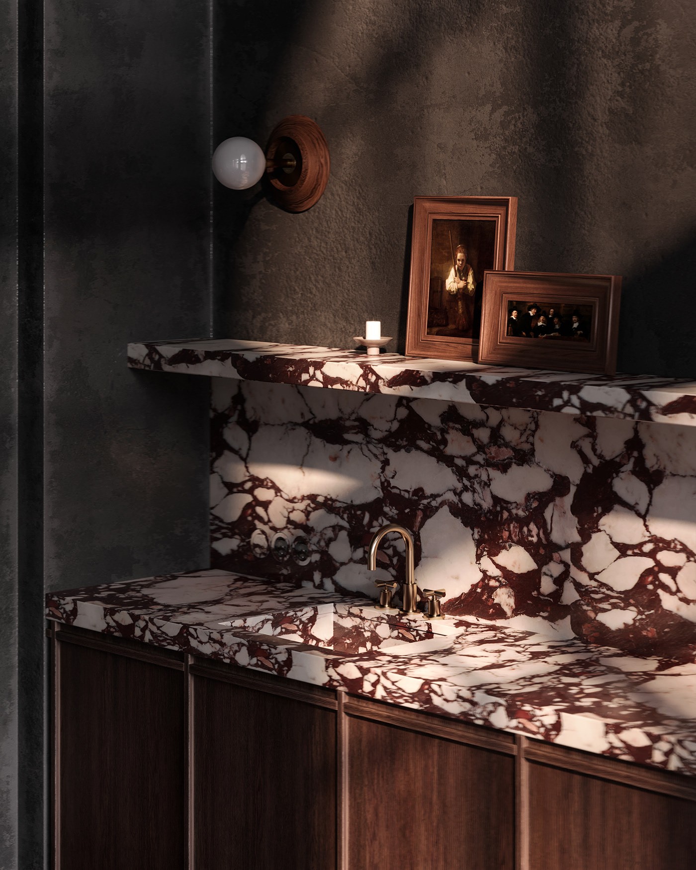 Julia Artukh“深色别墅”概念设计项目-6