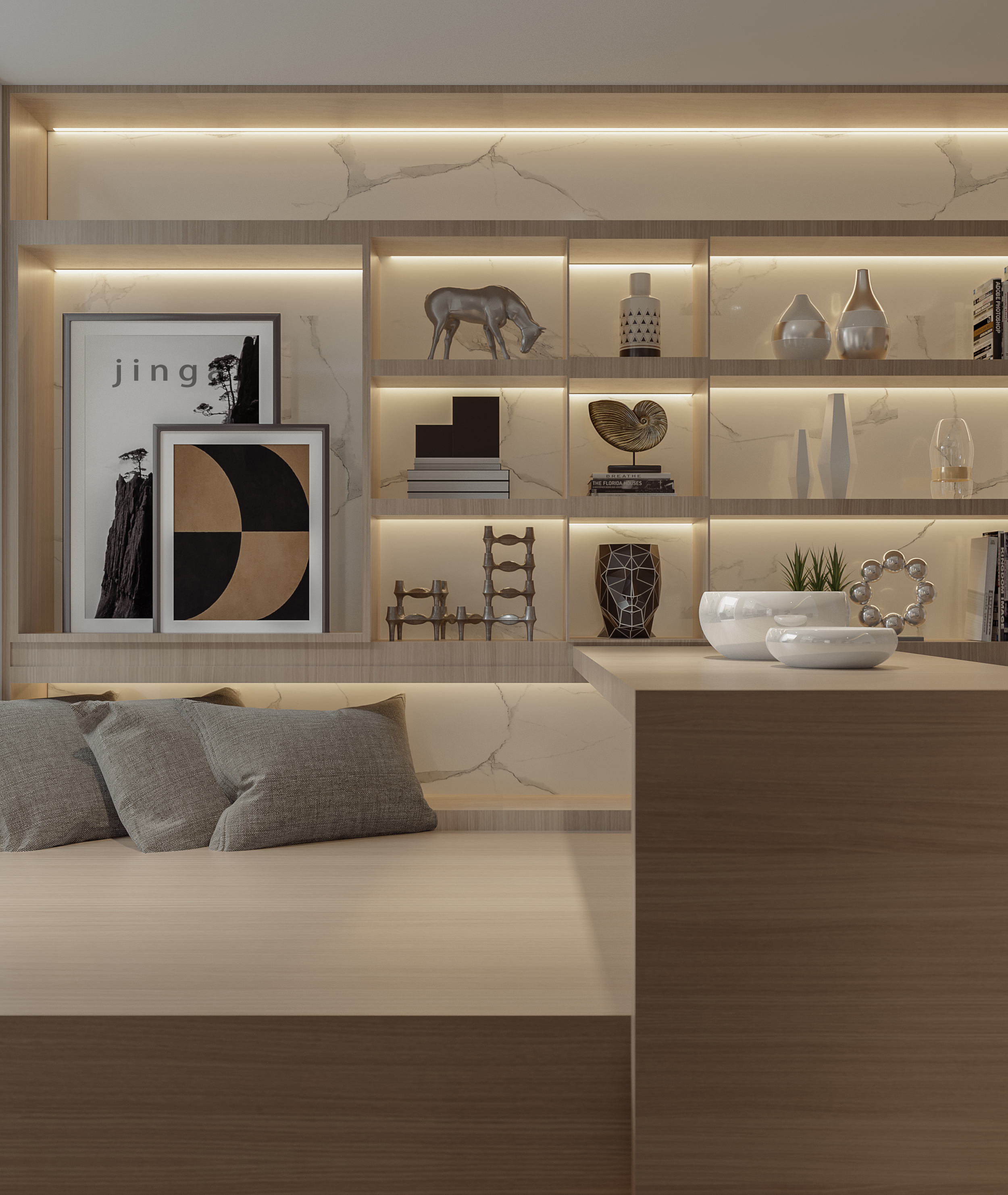 现代简约别墅设计 | CR 渲染器与 PSCC 的完美结合-15