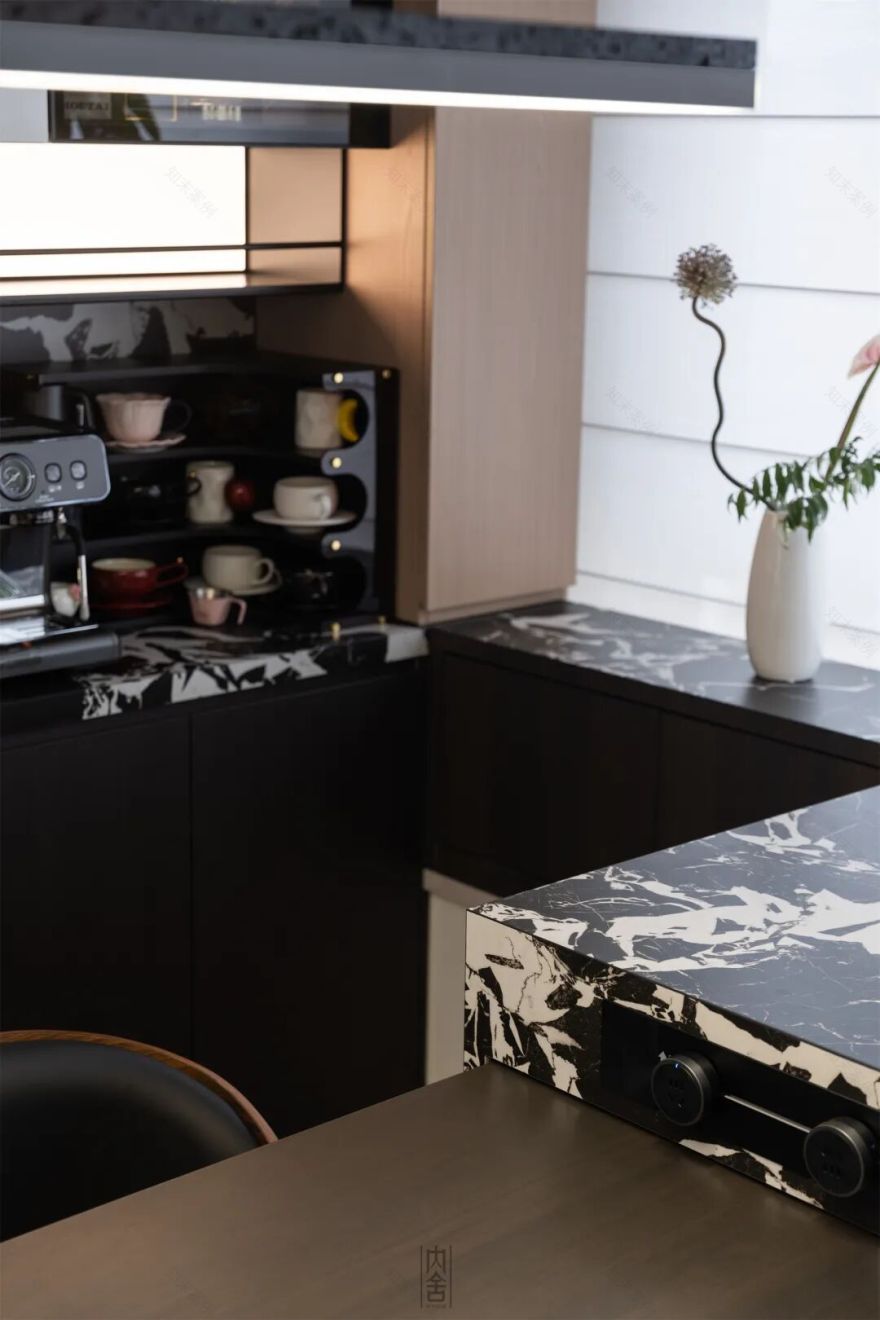 内舍软装丨128㎡奶油意式风,打破传统横厅布局,让空间更宽敞!-27