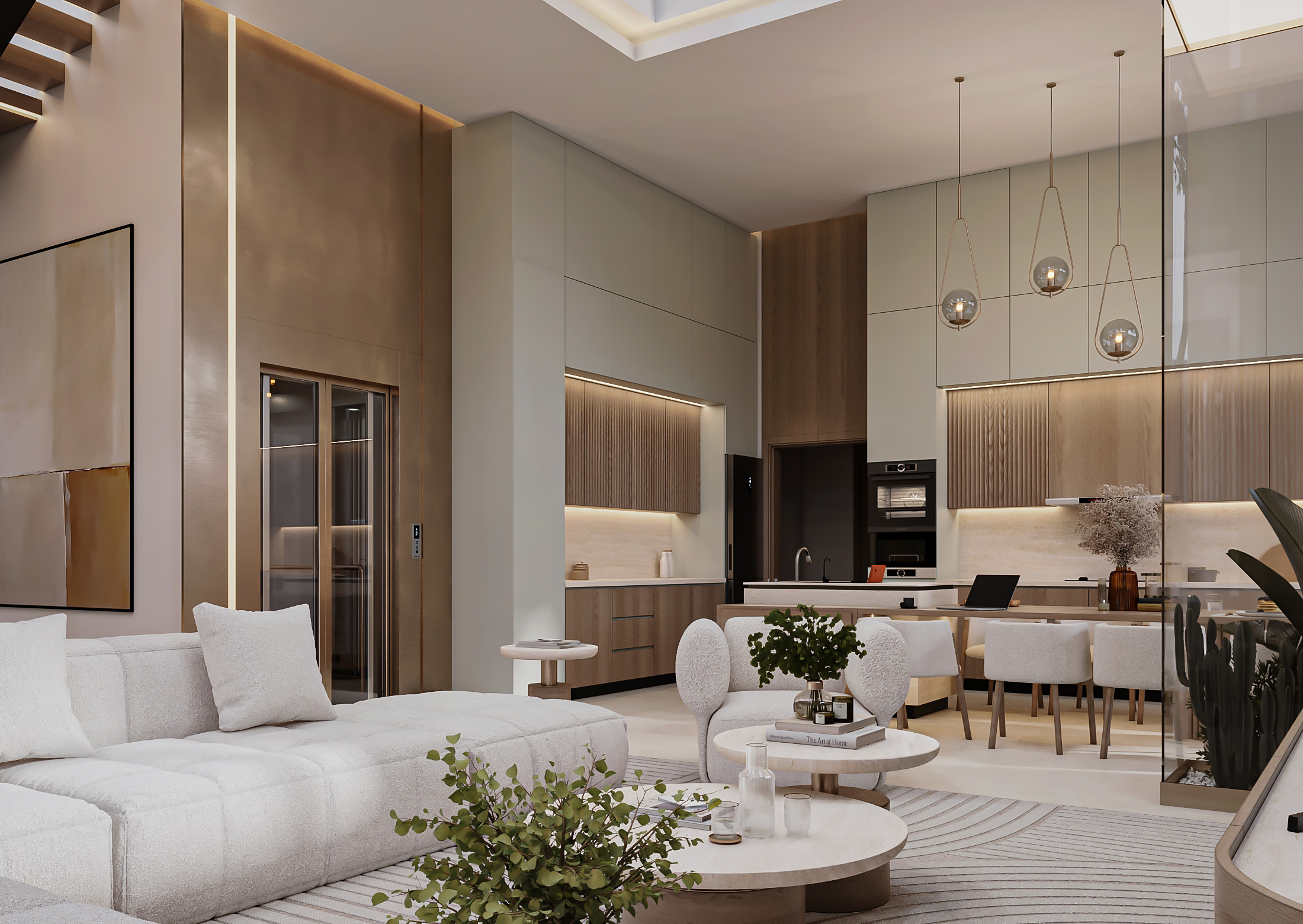 舒适家庭休闲区（豪华别墅）丨卡塔尔丨PATIO ARCHITECTS-11