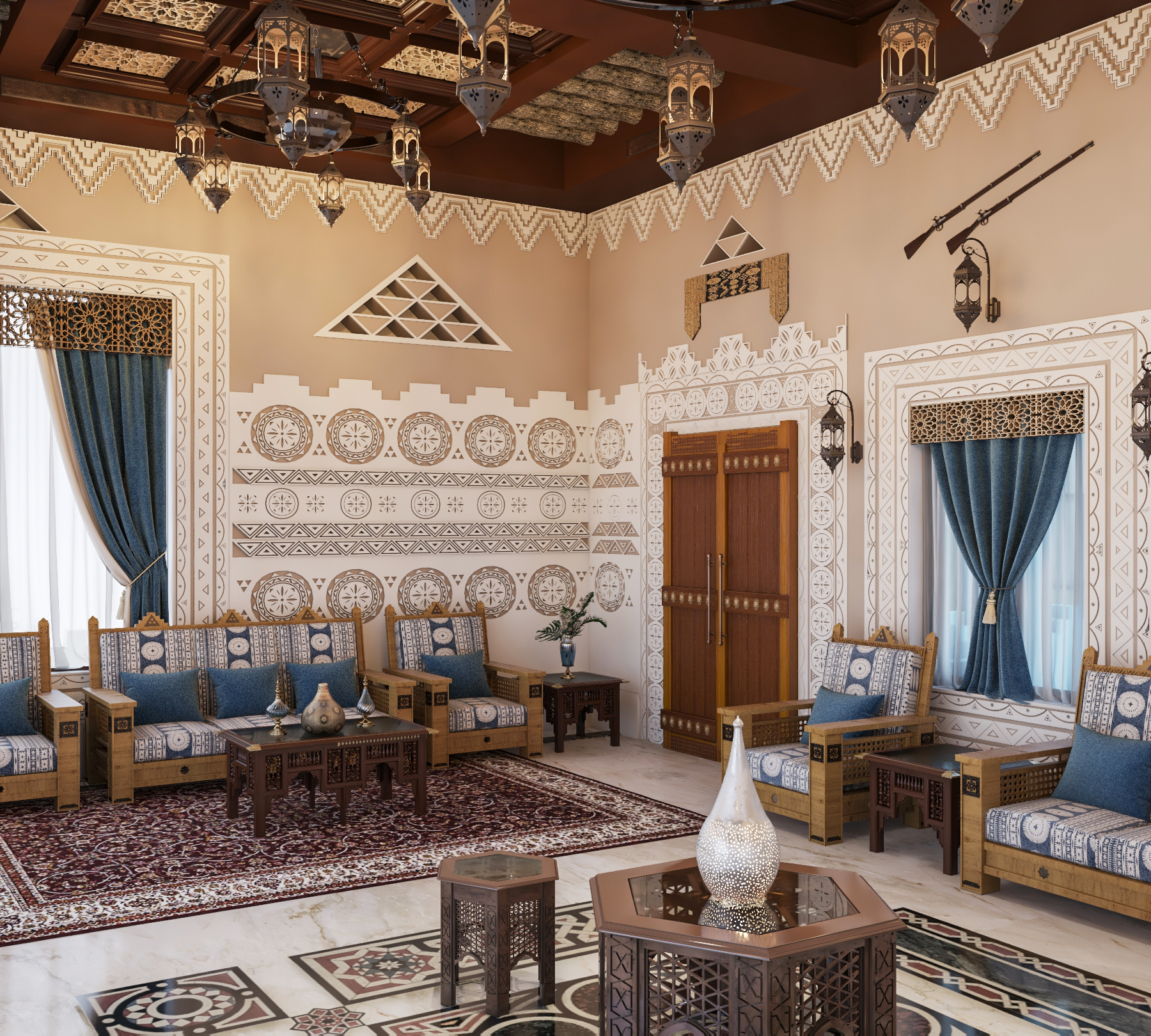 经典沙特麦格莱斯（赫加齐风格）丨A To Z studio-12