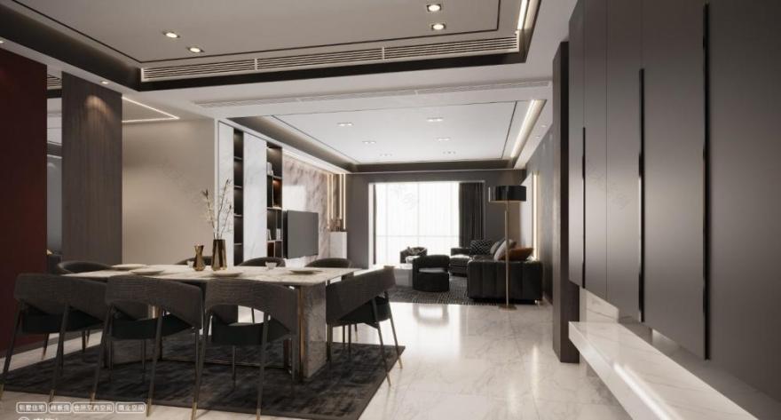 现代轻奢风格打造宜居空间,低调品质生活融入设计细节-0