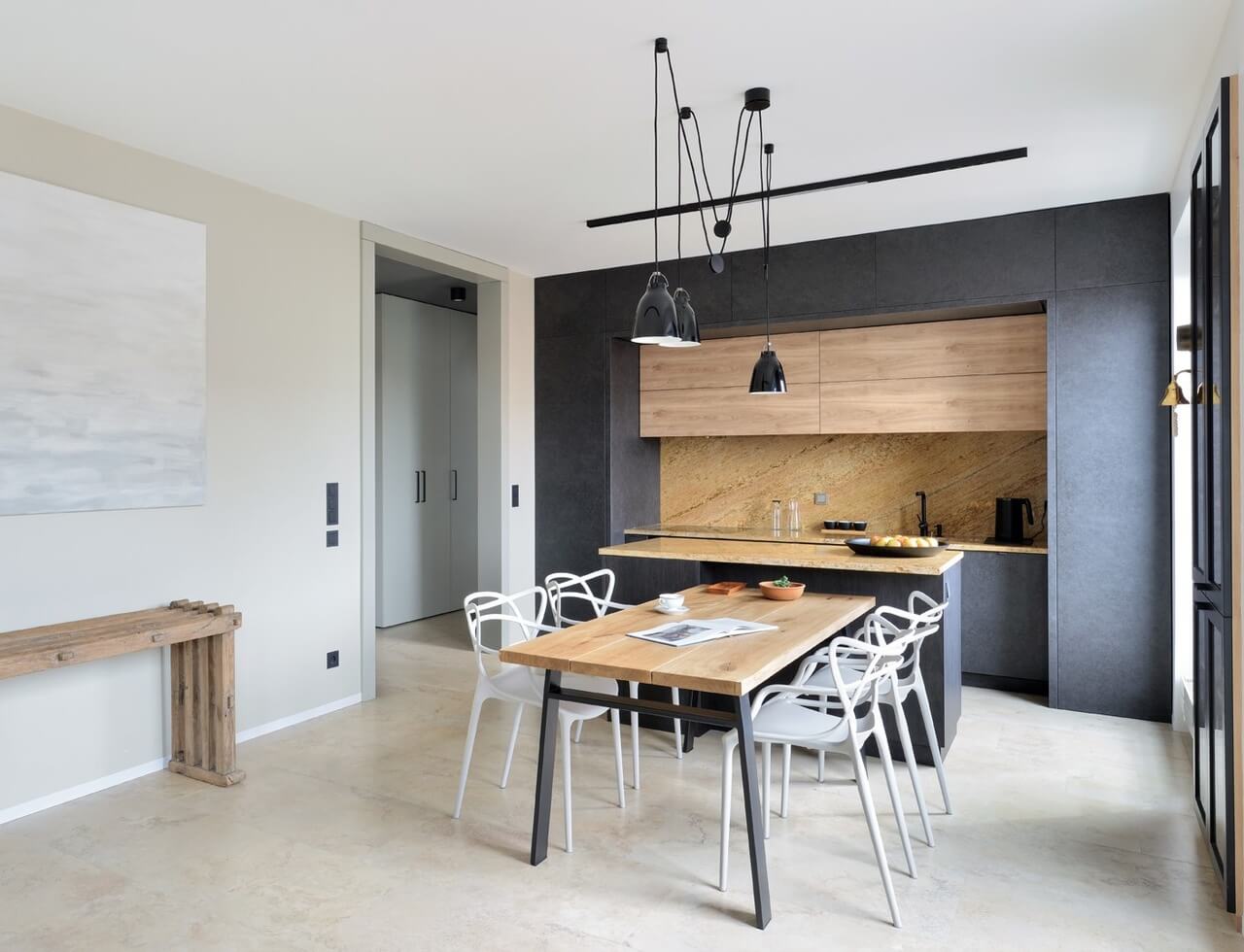 Wakacyjne mieszkanie w Gdańsku z widokiem na Żuraw i Motławę - PLN Design-8