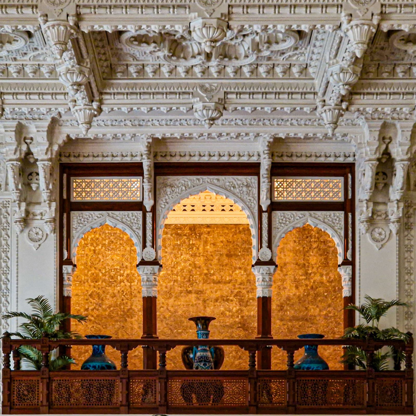 奥斯本宫“印度风格”御前会议厅丨英国丨约翰·洛克伍德·吉卜林,拜·拉姆·辛格-14