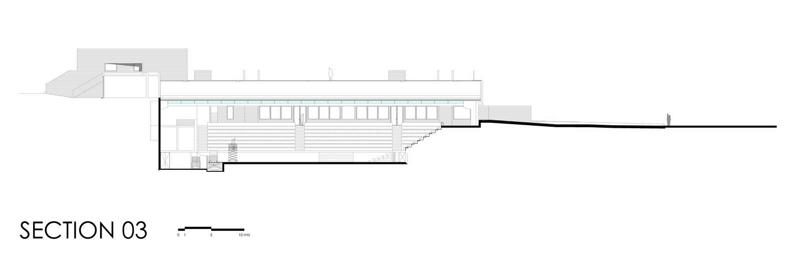 智利森林中的圣乔治学院体育馆-72